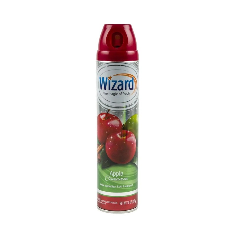 12x Wizard Room Spray Can Apple Cinnamon Car Freshener 10oz