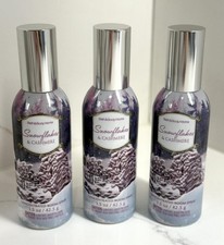 3 New Bath  Body Works Snowflakes  Cashmere Concentrated Room Spray 1.5 oz