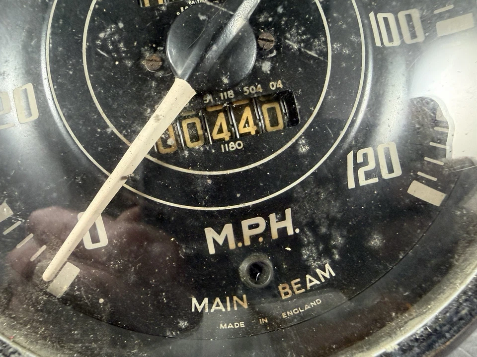 Velocímetro Triumph TR2, TR3 funciona! S628 51 118 504 04 - Imagem 4 de 4