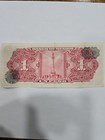 1959 Mexico 1 Peso Banknote Banco de Mexico Aztec Calendar Vintage Mexican... — photo 9
