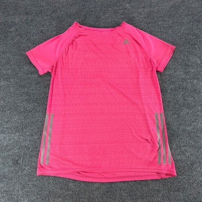 Adidas Supernova Climacool Running Shirt Womens Medium Pink Short Sleeve Tee