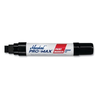 MARKAL 90903 PRO-MAX Paint Marker Black Jumbo Tip Chisel