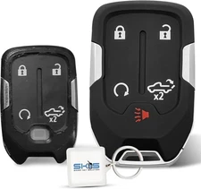 Key Fob Shell, Replacement Smart Remote Case Cover 5 Buttons for... 