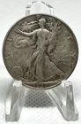 1937-D Walking Liberty 50C Half Dollar Denver Silver .900 Business Mintmark Rev