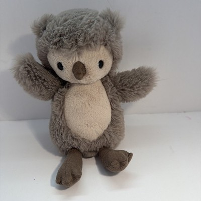 Retired Jelly Cat Willow Owl Soft Fluffy Plush Stuffed Animal 8''