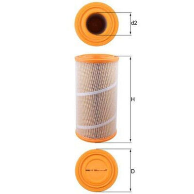 Luftfilter MAHLE LX 7080 Filter