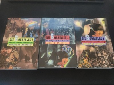 Michael De Larrabeiti DIE BORRIBLES 1-3 Hobbit-Presse 1. Auflage 1996 gut~