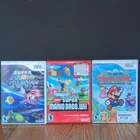New ListingNintendo Wii Mario Bundle Tested Super Mario Galaxy CIB, Paper Mario, Mario Bros