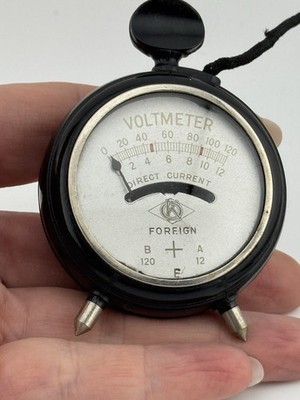 Vintage Analog DC Voltmeter 0-120V Gleichstrom Elektrischer Tester