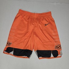 Nike OSU Oklahoma State Cowboys Mixtape Basketball Short Mens 34 Orange See Pics