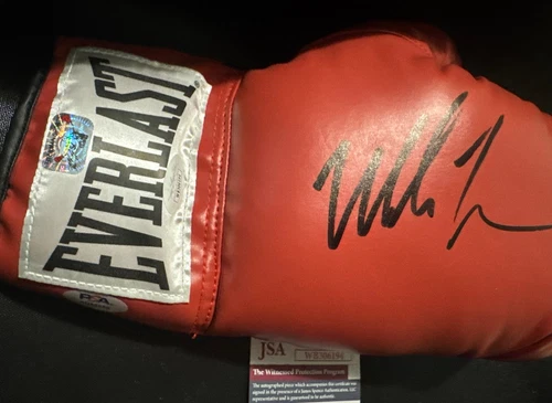 Mike Tyson Signed EVERLAST Boxing Glove Baddest Man on the Planet Auto PSA/DNA