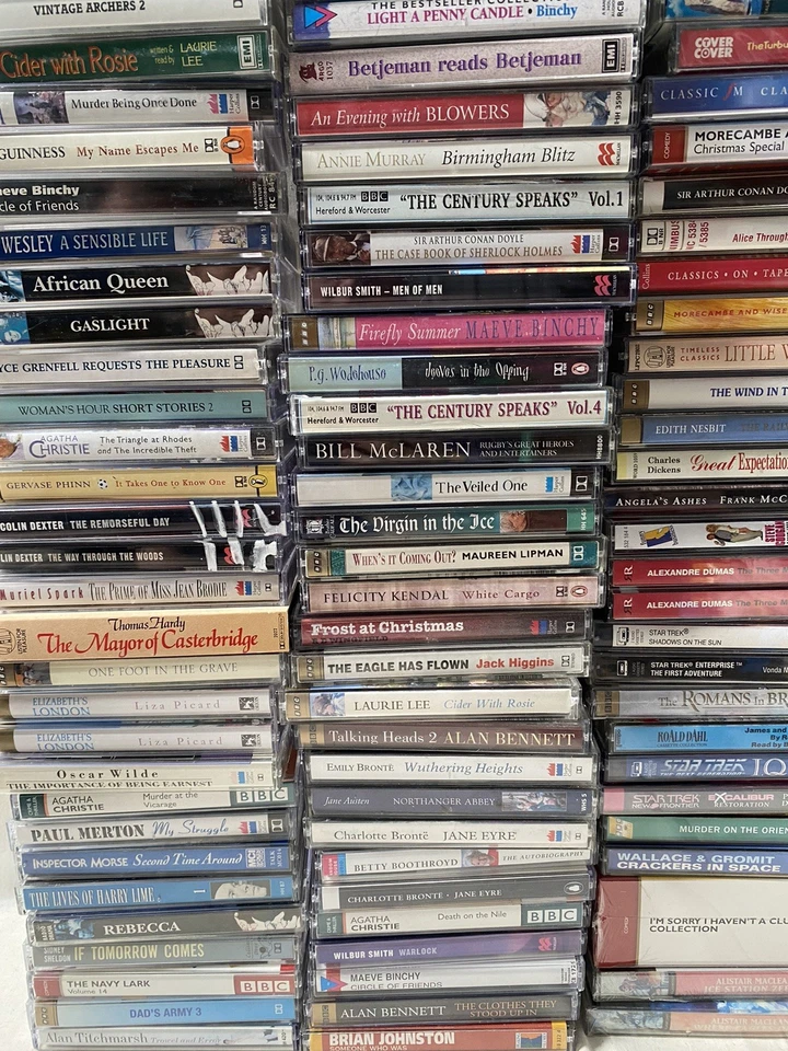 Bundle Of Mixed Random Selected Audio Book Cassette Tapes Tape x10 Listening War - Image 2 of 4