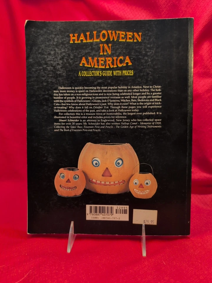 Винтажный Хэллоуин в Америке коллекционное руководство с ценами Шиффер книга 1995 - Изображение 3 из 4