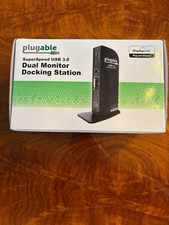Plugable USB 3.0 Dual Monitor Docking Station BRAND NEW