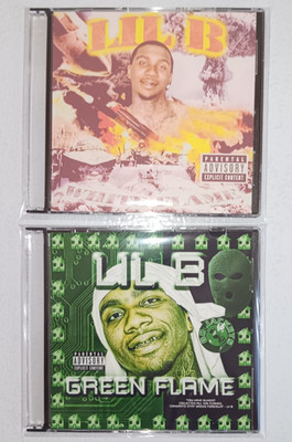 2 CD Lot Rap/Hip-Hop, Lil B - White Flame + Green Flame [SEALED Mixtape]