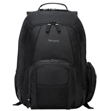 Targus Black Laptop Backpack with Multiple Compartments and Padded Straps