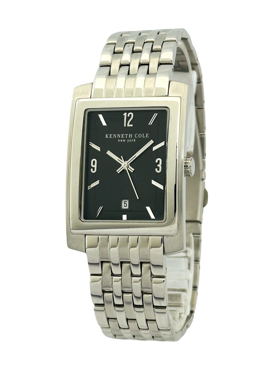 Kenneth Cole NY KC3591 Rectangular Black Dial StainlessSteel  display picture 3