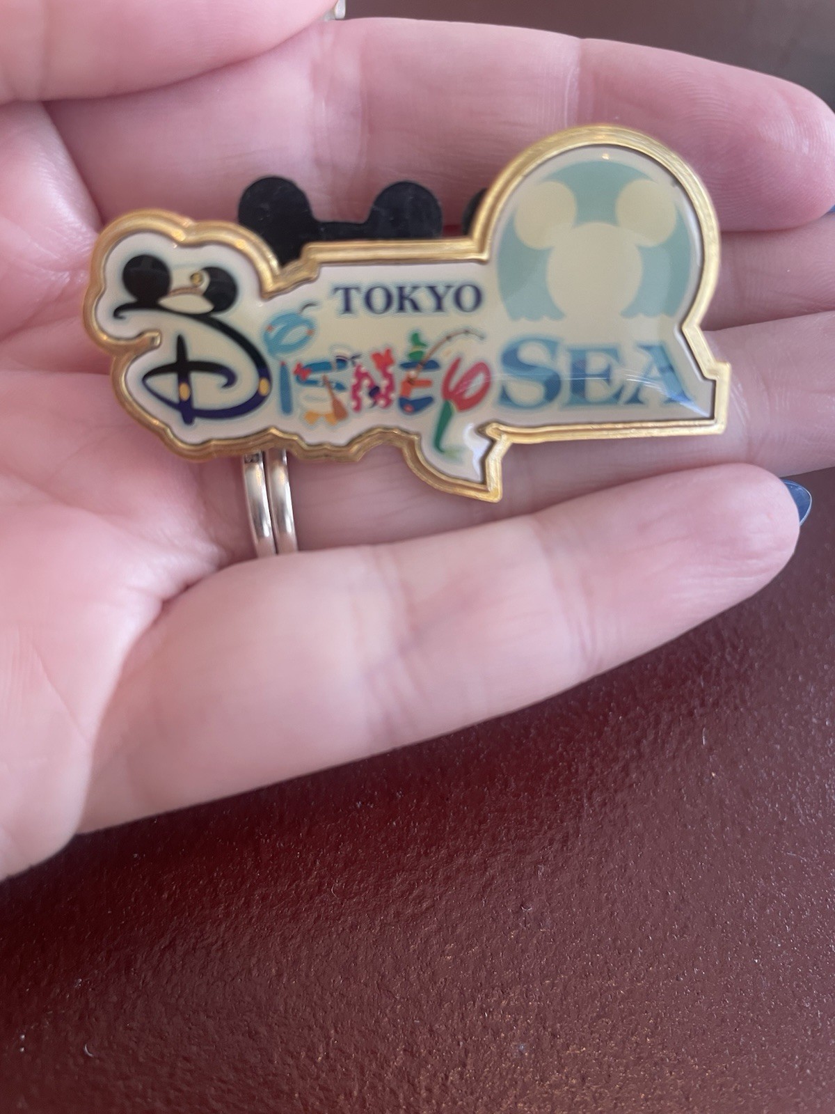 Tokyo DisneySea Pin Badge Official Unused Tokyo Disney Resort Japan