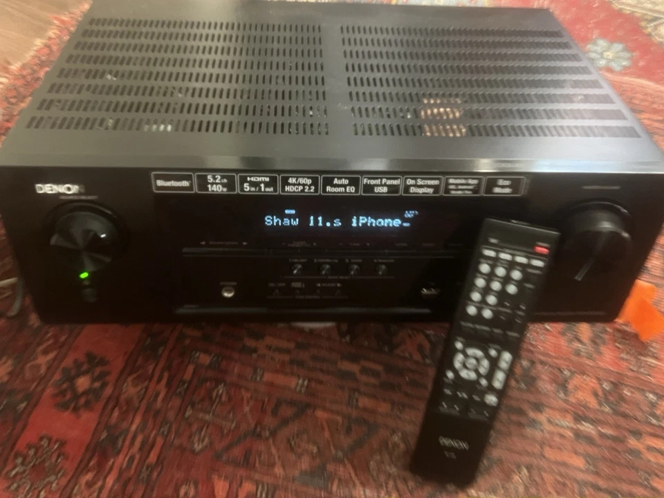 Denon AVR-S510BT Receiver - Bluetooth 5.2 Channel Full 4K Ultra HD AV  USB 140w - Image 4 of 4