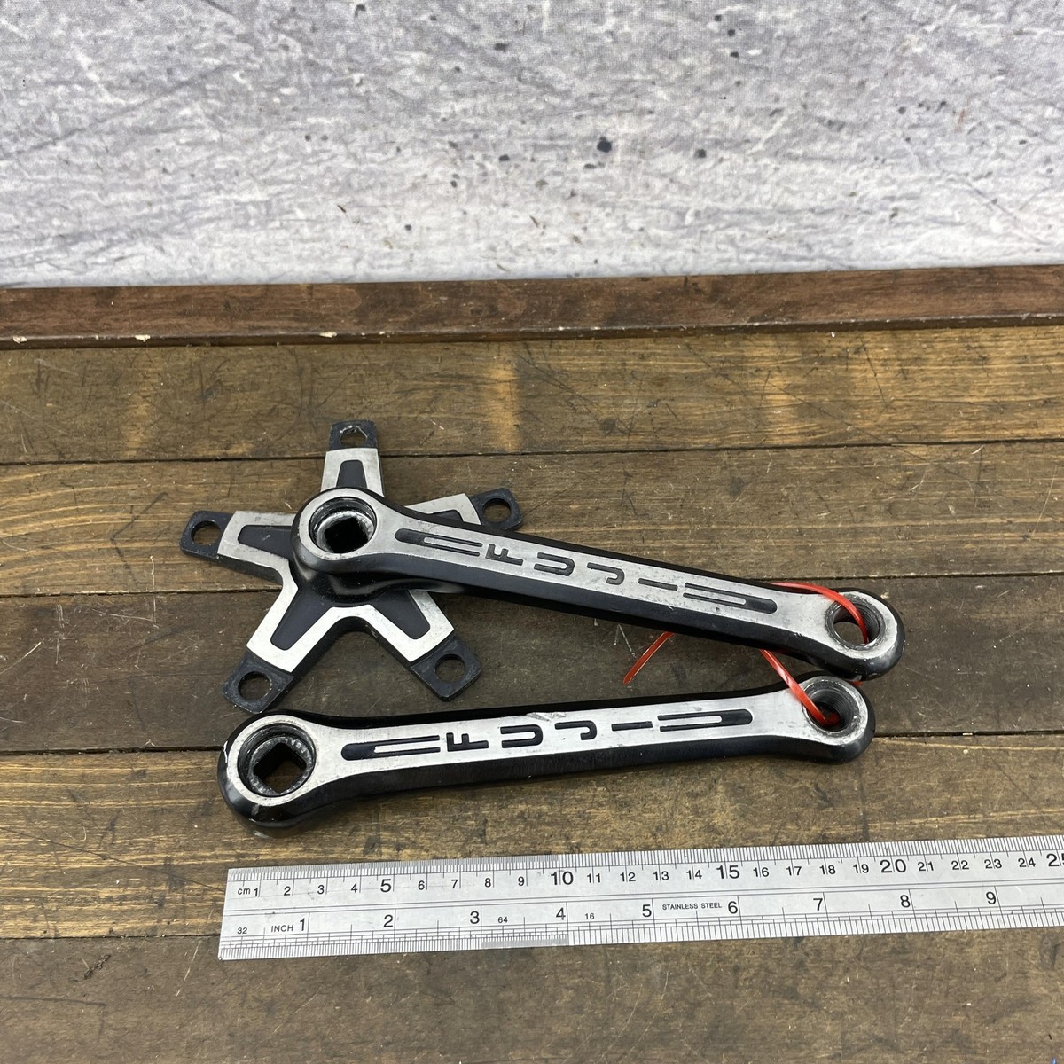 Vintage Fuji BMX Crankset Japan 170mm 110 BCD Square Taper Sugino