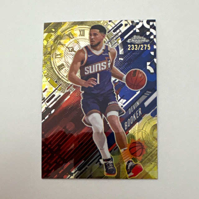 Topps Chrome 2024-25 Devin Booker Phoenix Suns Go Time GT-4 Serial #/275