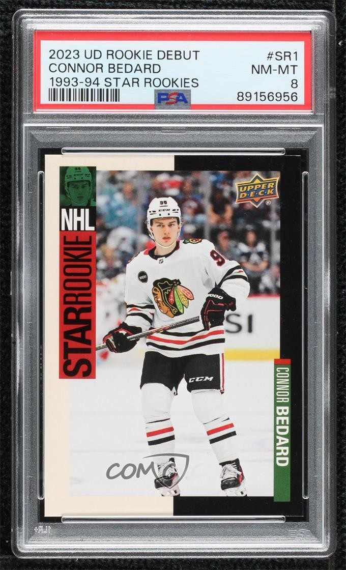 2023 Upper Deck UD Rookie Debut 1993-94 Star Rookies Connor Bedard PSA 8 RC nd2