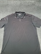 Nike Golf Tour Performance Shirt Mens XL Black Dri-FIT Moisture Wicking Polo