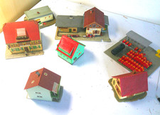 7 Gebäude Haus Bahnhof Zeven Gasthof 3 Linden u.a. Kibri 361 u.a. Spur H0