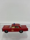 Matchbox Series No 59 By Lesney Vintage Red Ford Galaxie Fire Chief Car 1960's