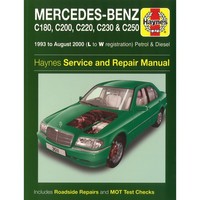Mercedes Benz C180 C200 C220 C230 C250 1993-2000 Reparaturhandbuch Haynes