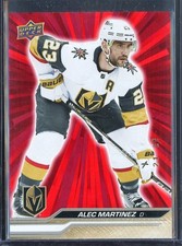 2023-24 Upper Deck Outburst Red #183 Alec Martinez 21/25