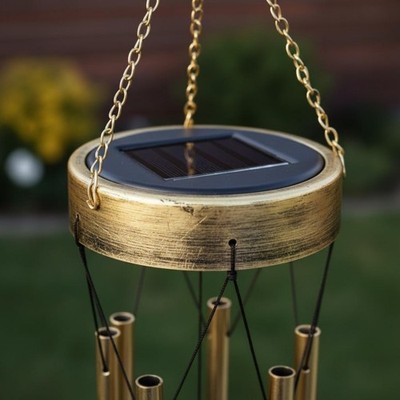 Solar Windspiel Lampe solarbetrieben Außenbeleuchtung wasserdicht für Terrasse