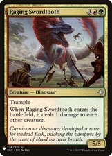 x1 Raging Swordtooth - Mystery Booster - NM - MTG