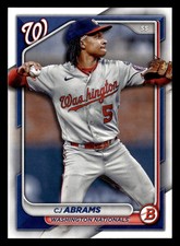 CJ Abrams 2024 Bowman #26 Washington Nationals