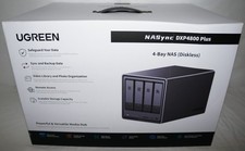 New UGREEN NASync DXP4800 Plus 4-Bay & 2 M.2 Slots NAS Enclosure, Diskless