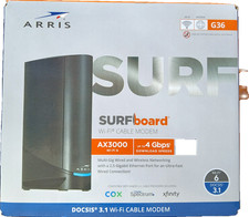 ARRIS, Model-G36 , Cable Modem and Wi-Fi Router, Black, Brand New Sealed Box
