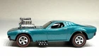 😎 Hot Wheels Diecast CUSTOM MADE Redline Rodger Dodger Teal 1:64
