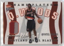 2002-03 Fleer Platinum Nameplates Patch 38/325 Qyntel Woods #N-QW Patch 0fz1