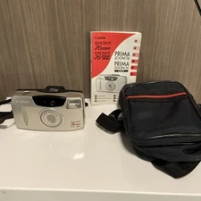 🔥Canon Sure Shot 76 Zoom Date 35mm Point & Shoot Film Camera With Case🔥
