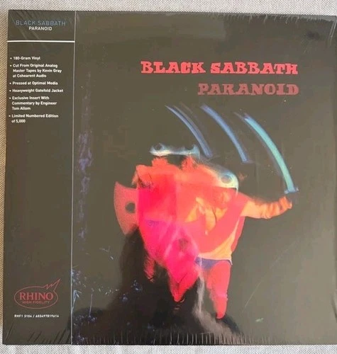 Black Sabbath - Paranoid (Rhino High Fidelity) LP NEW