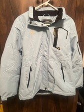 Jacket ski ASPO womens sz small light blue 