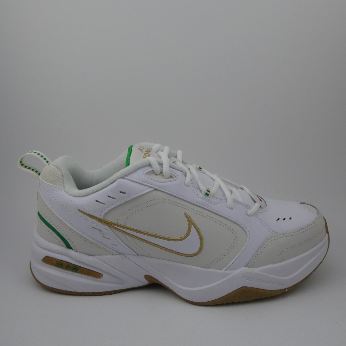 Nike Air Monarch IV White Phantom Lucky Green Gold 415445  display picture 2