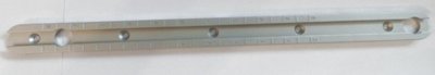 003297 ANSCHÜTZ, ALU Profilschiene 320 mm lang, 22 mm breit, für 1907, 1913 Sc