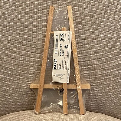 IKEA RAKET Lot Of 4 NIP Table Easels 664.513.09 Wooden Folding 12  SEALED