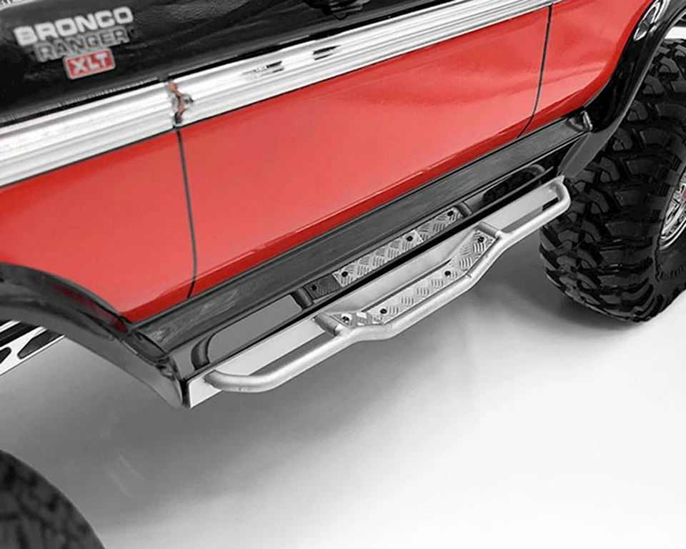 RC4WD CChand Ranch Side Step Sliders for Traxxas TRX-4 Bronco (Silver) - Image 3 of 3