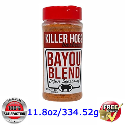 Killer Hogs @ BAYOU BLEND Cajun Seasoning for Seasfood, poultry ETC. @ 08/2026
