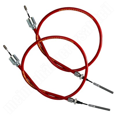 2x AL-KO / ALKO Longlife Bremsseil Bowdenzug 1430 / 1640mm Gewindeende 299714