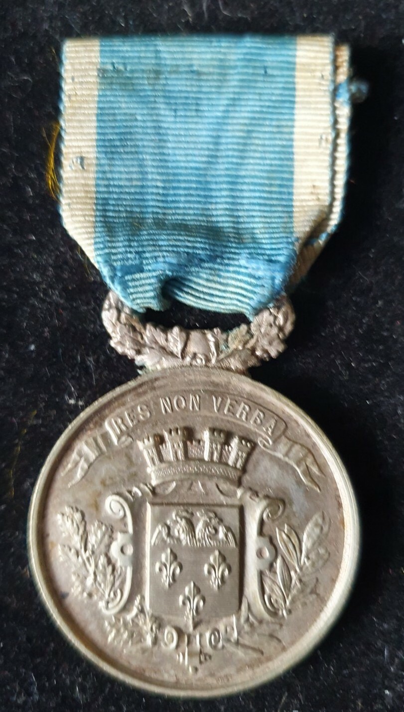 Médaille Sauveteurs Seine-et-Oise attribuée 1877