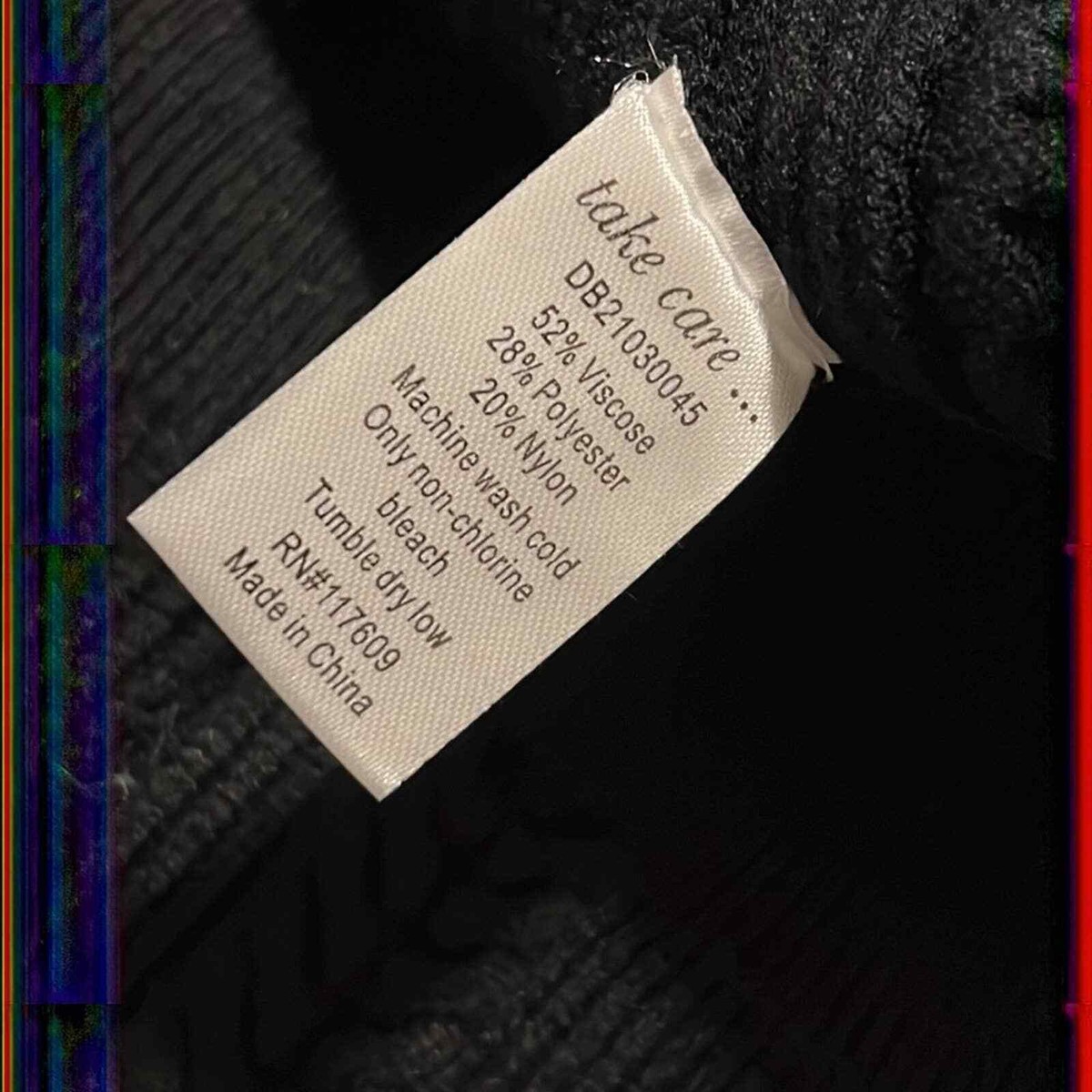 その他 y*** Downeast x-small womens ribbed herring knit sweater black long