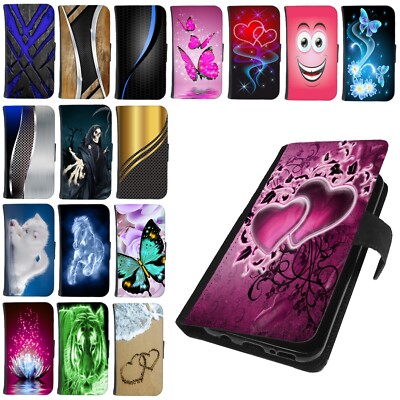 Schutz Hülle für Huawei Mate 20 / Lite / Pro Handy Tasche Flip Case Etui Motiv